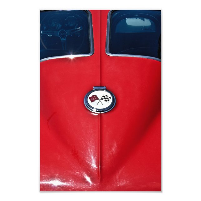 Impression Photo Fenêtre Fractionnement de la corvette (Devant)