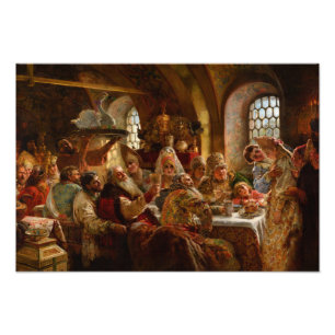 Impression Photo Fête des Mariages de Boyar par Konstantin Makovsky