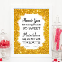 Fête des mariées Buffet Faux Gold Candy Signal Imp