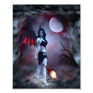 Impression Photo Feu de lune Succubus