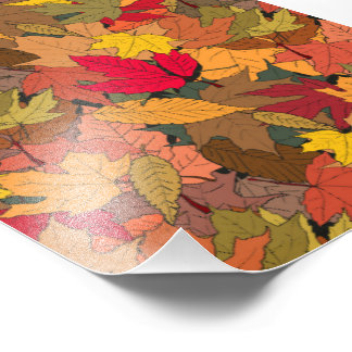 Impression Photo Feuilles d'automne colorées