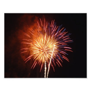Impression Photo Feux d'artifice Rouges, Blancs et Bleus I Patrioti