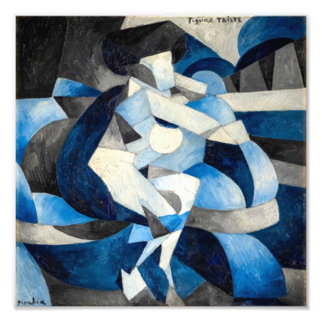 Impression Photo Figure Triste | Francis Picabia | (Devant)