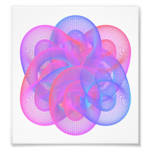 Impression Photo Figures géométriques utilisant des expressions mat