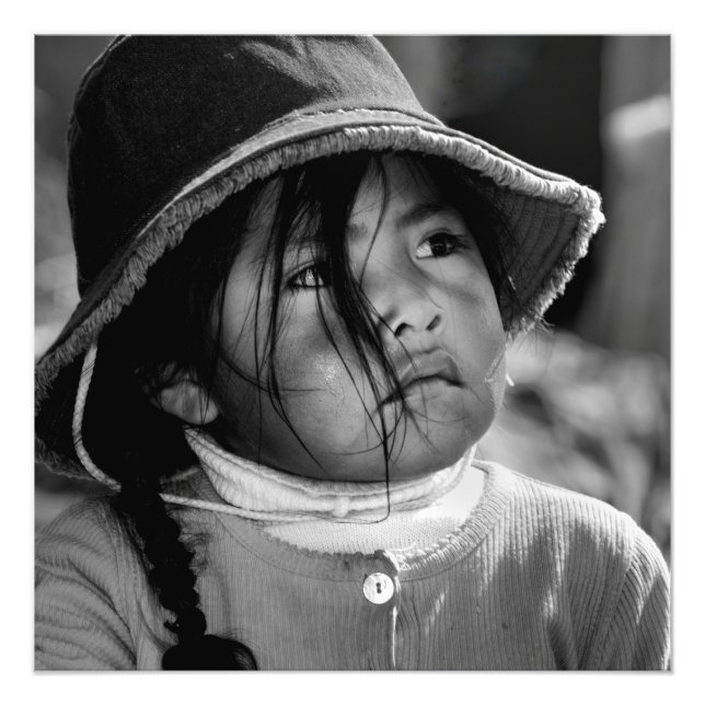 Impression Photo Fille de Titicaca 2 (Devant)