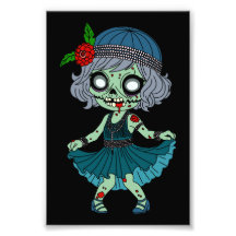 Fille Flapper Zombie des Années 1920
