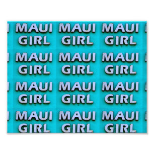 Impression Photo fille maui green