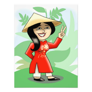 Impression Photo Fille vietnamienne en Ao Dai