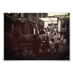 Impression Photo Filles de l'Indépendance Vintage Alaska