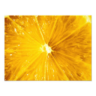 Impression Photo Fin colorée lumineuse de citron