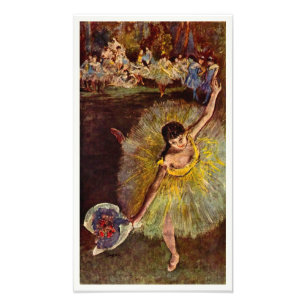 Impression Photo Fin d'une Arabesque par Edgar Degas, Ballet Vintag