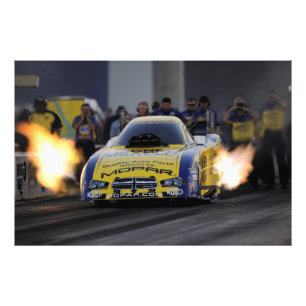 Impression Photo Flamant Funny Voiture Drag Racer Sports