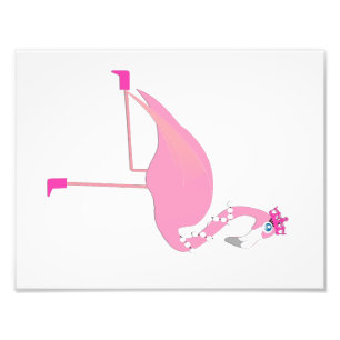 Impression Photo Flamant rose Baby Girl Room Imprimer (2 de 4)