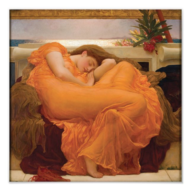 Impression Photo Flaming June par Frederic Leighton (Devant)