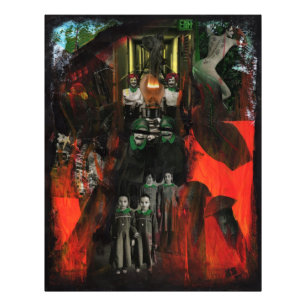 Impression Photo Flamme Éternelle Art Original Mixte Horreur Gothiq