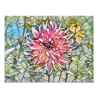 IMPRESSION PHOTO FLEUR DE DAHLIA