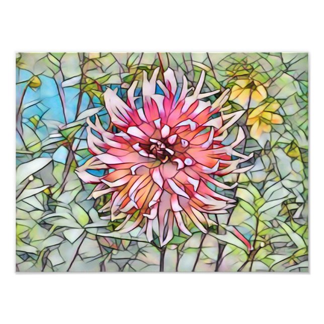 IMPRESSION PHOTO FLEUR DE DAHLIA (Devant)
