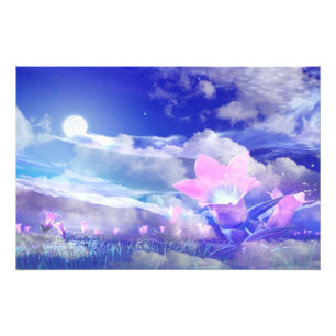 Impression Photo Fleur de lune