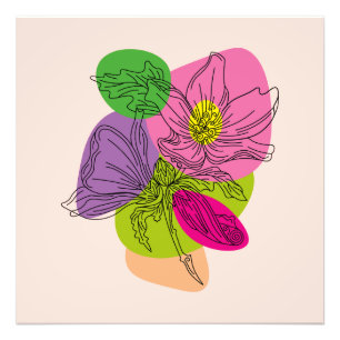 Impression Photo Fleur Hibiscus Lumineux