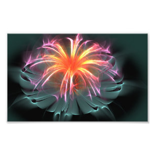 Impression Photo Fleur optique fibre (large)