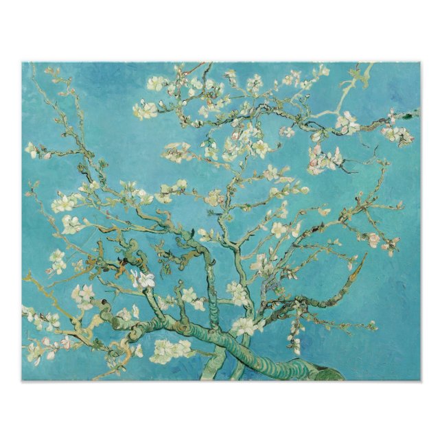 Impression Photo Fleurs d'amandes par Vincent van Gogh (Devant)