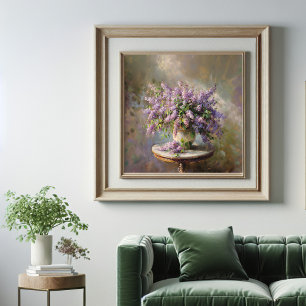 Impression Photo Fleurs de lilas dans un vase