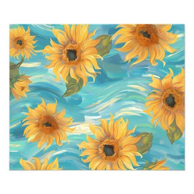 Impression Photo Fleurs de soleil (Devant)
