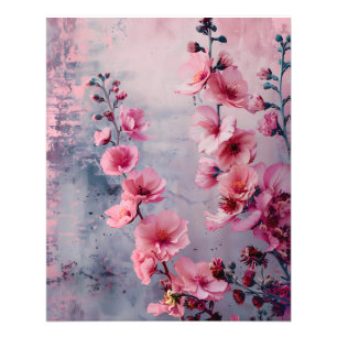 Impression Photo Fleurs roses en fleurs