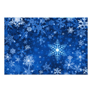 Impression Photo Flocons de neige