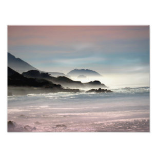 Impression Photo Foggy Matin À Big Sur CA Deux