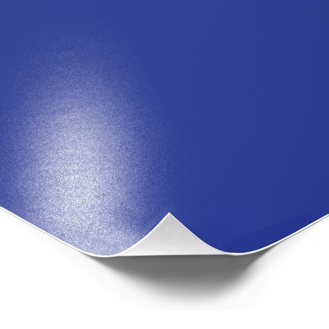 Impression Photo Fond uni bleu foncé | Design minimaliste audacieux (Coin)