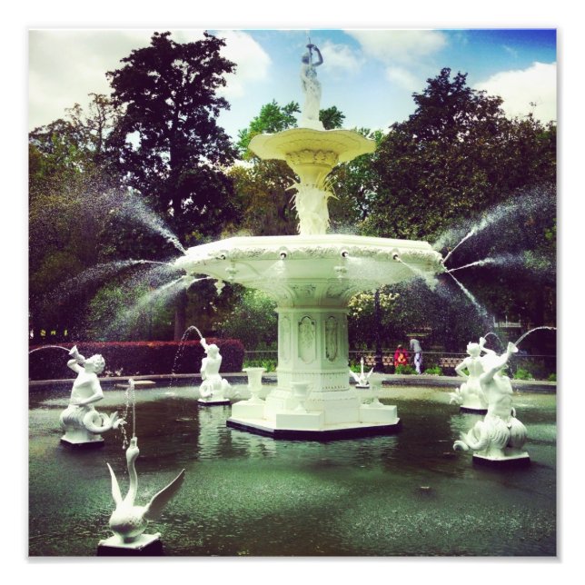 Impression Photo Fontaine du parc Forsyth (Devant)