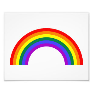 Impression Photo Forme arc-en-ciel