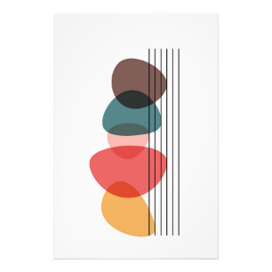 Impression Photo Formes organiques Composition artistique moderne