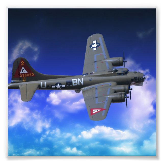 Impression Photo Forteresse volante B-17 (Devant)
