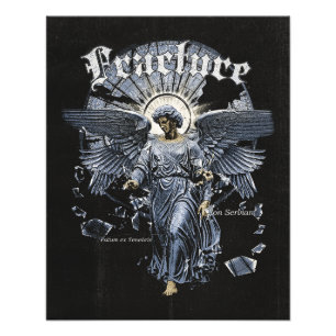 Impression Photo Fracture - Design de streetwear gothique