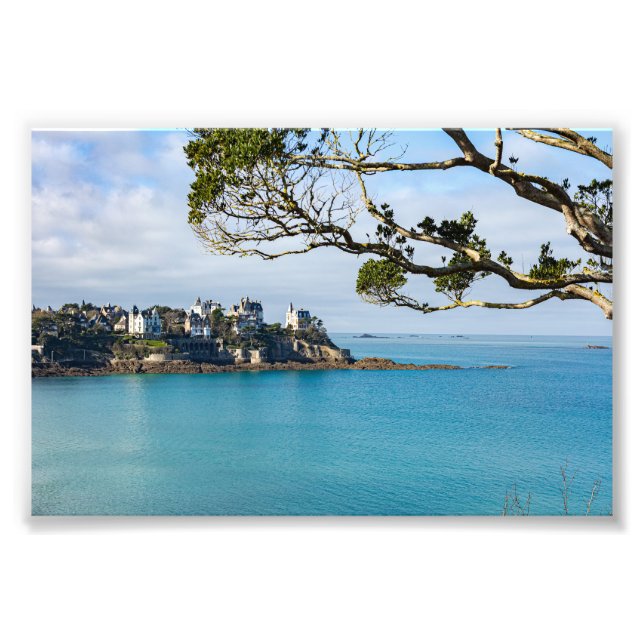 Impression Photo France - Dinard ; Plage de l'Écluse (Devant)