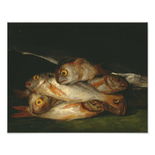 Impression Photo Francisco Goya - La vie morte avec Golden Bream