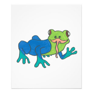 Impression Photo Frank la Grenouille Gros Caractères