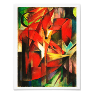 Impression Photo Franz Marc Les Renards Red Fox Art Moderne Peintur