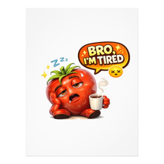 Impression Photo Funny Strawberry "Bro I'm Tired" Graphic Tee