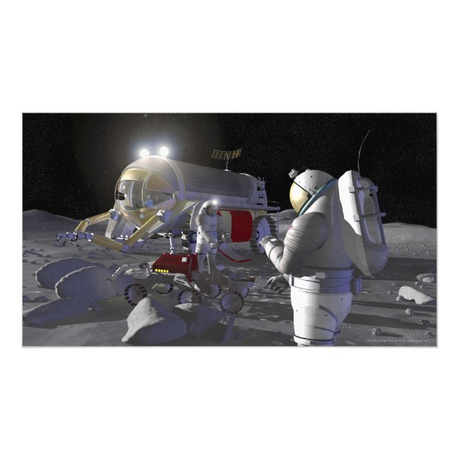 Impression Photo Futures missions d'exploration spatiale (Devant)