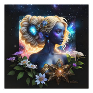 Impression Photo *~* Galactique Femmes Imaginaire Cosmique AP58 Gal