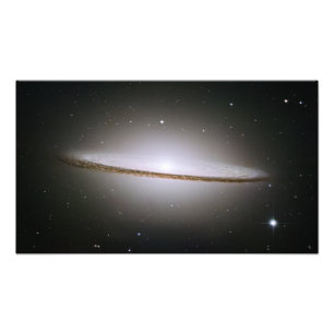 Impression Photo Galaxie de sombrero (télescope de Hubble)