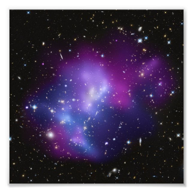 Impression Photo Galaxie violette (Devant)