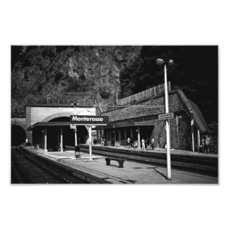 Impression Photo Gare de Monterosso, Italie