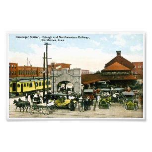 Impression Photo Gare de voyageurs Chicago Northwestern Railroad