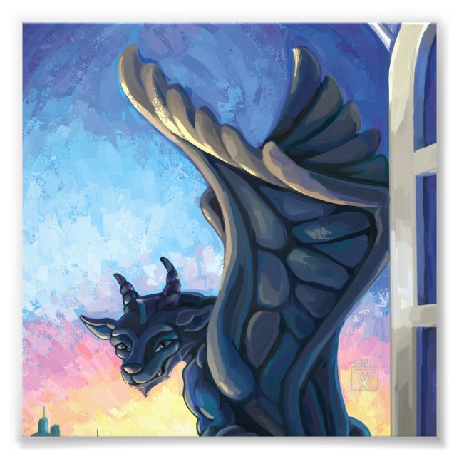 Impression Photo Gargoyle Guardian (Devant)