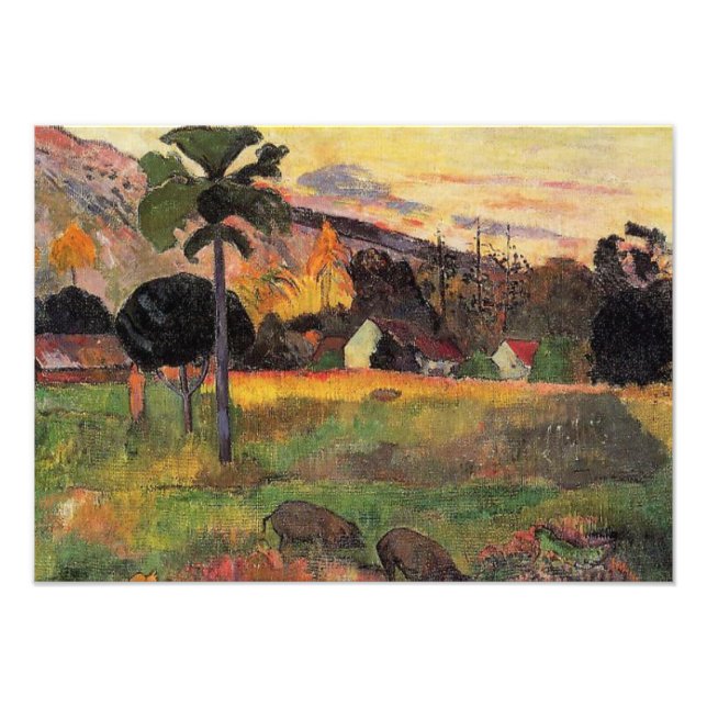 Impression Photo Gauguin - Venez ici, peinture d'art (Devant)