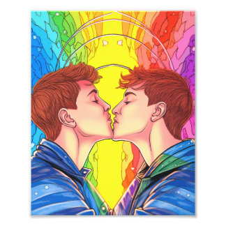 Impression Photo Gay Love Make Your Rainbow